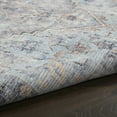 thumbnail image 3 of Nourison Home Machine Washable Traditional Boho Light Grey/Blue 5'3" x 7'3" Area Rug, (5' x 7'), 3 of 10
