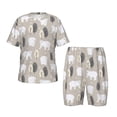 thumbnail image 1 of Balery winter Snowflake beer Conjunto de Pijama Infantil de Manga Corta con Estampado – Ropa de Dormir de Algodón Suave-X-Large, 1 of 6