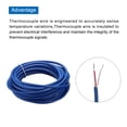 thumbnail image 3 of AWG 24 K-Type 2x4x0.3 Thermocouple Wire Up To 200°C/392°F 16 Ft for Thermocouple Temperature Sensor, 3 of 5