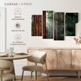 thumbnail image 5 of Elephant Stock Sunkissed Sequoia Trees Wall Art - Horizontal Multi Panel Canvas - Living Room Wall Decor - Floral And Botanical Multi Panel - Green And Brown Decor - 36" x 22", 5 of 8