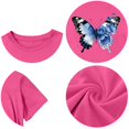 thumbnail image 5 of CPNG Children's Girls and Boys T Shirt Trendy Butterfly Print Loose Fit Tees Summer Casual Crew Neck Short Sleeve T-Shirt, 5 of 8
