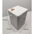 thumbnail image 2 of Laundry Pod Container, Laundry Powder Container Metal, Detergent Storage Box Detergent Storage Holder Dispenser Canister Bin for Storing Washing Tablets, 2 of 6