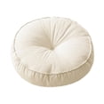thumbnail image 4 of Lipstore Coussin de Sol Rond Coussin de Méditation Coussin d'Assise Polyvalent Coussin de Sol de Méditation pour s'Asseoir Balcon Intérieur Extérieur Beige, 4 of 8
