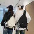 thumbnail image 5 of 2024 Nuevo bolso de pecho, bolso cruzado para hombre, multifuncional, informal, mochila de un solo hombro, gran capacidad, estilo pareja, bolsa, 5 of 5