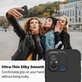 thumbnail image 2 of Compatible with Redmi 12C Case for Women Men, Ultra Slim Xiaomi Redmi 12C Phone Case Silicone Liquid Soft Shockproof Anti-Scratch Protective Cases (Black), 2 of 7