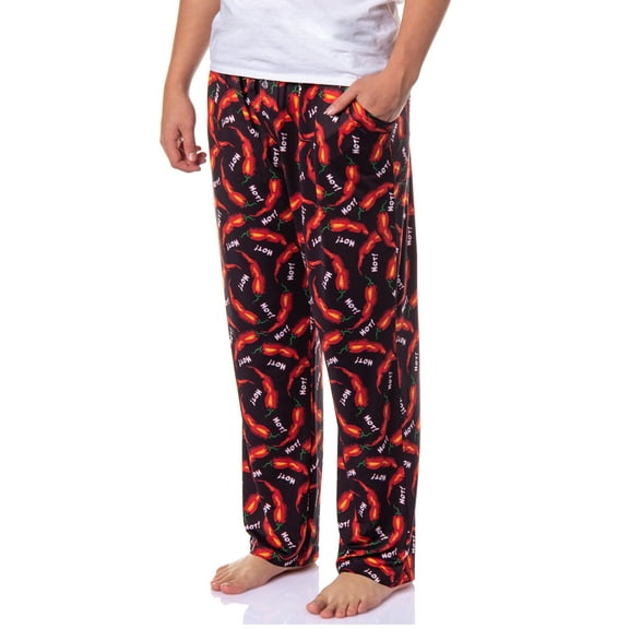 PJammy Men's Hot! Chili Peppers All-Over Print Lounge Sleep Pajama Pants Sleepwear