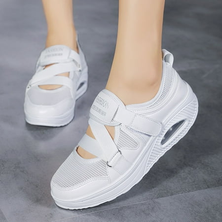 

Women Outdoor Mesh Solid Color Sports Shoes Runing Breathable Shoes Sneakers Note Please Buy One Or Two Sizes Larger
