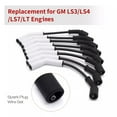 thumbnail image 2 of 9070C Extreme 9000 Ceramic Spark Plug Boot Ignition Wire/Cable Kit for GM LS/LT, 2 of 6