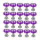 thumbnail image 1 of 20uds Motocicleta Morado Guardabarros Parachoques Arandela Perno Tuerca Kit Sujetador, 1 of 1