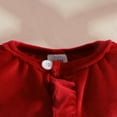 thumbnail image 7 of iiniim Infant Baby Girls Santa Claus 3pcs Christmas Outfit Set Newborn Dresses Pink 12-18M, 7 of 7