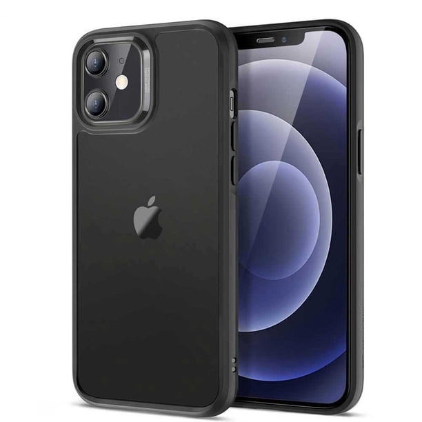 Funda ESR Mimic para iPhone 12 MINI respaldo de cristal Humo Negro