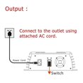 thumbnail image 4 of 600W Grid-connected Solar Inverter MPPT Pure Sine Wave Micro Inverter DC15-28V Photovoltaic Input AC120/220 For 12V Solar Panel Home System Smart Inverter ,Multiple Safety Protections, 4 of 5