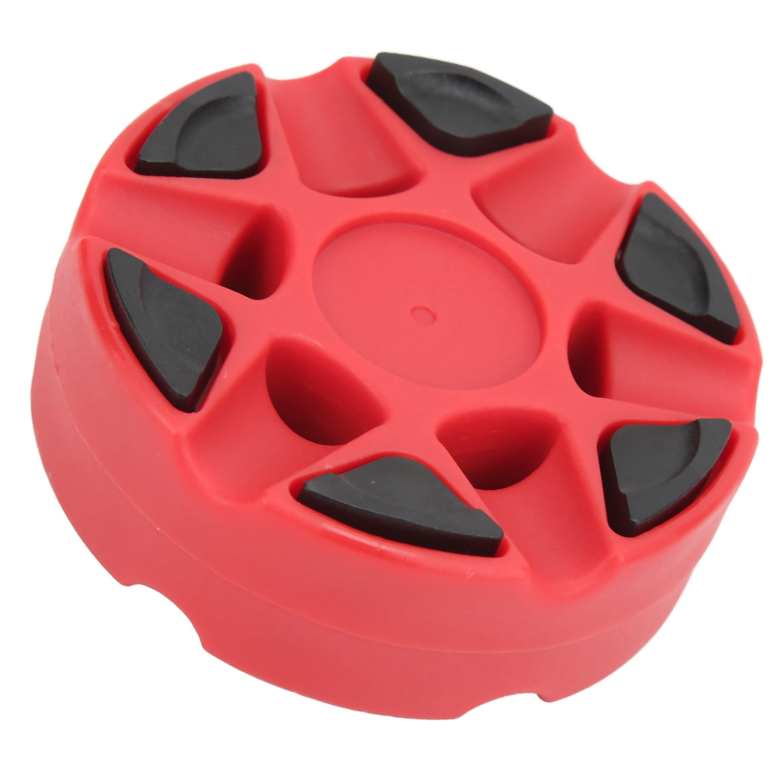 Hockey Puck, Plastic Material Dense Texture Glossy Flat Unique Shape Roller Hockey Puck  For Daily Skating Training Red