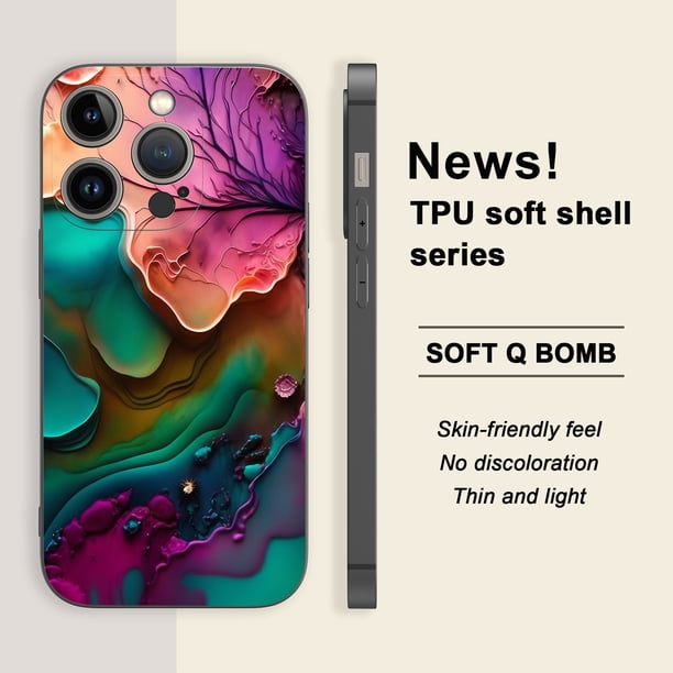 Elegante y duradera: funda plateada esmerilada de doble capa con diseño divertido de dibujos animados para iPhone 15 Pro Max 14 13 12 Pro 11