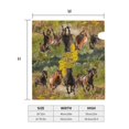 thumbnail image 6 of PHELIKA Horses Run Gallop Magnetic Mailbox Covers Standard Size 21"H x 18"W, 6 of 8