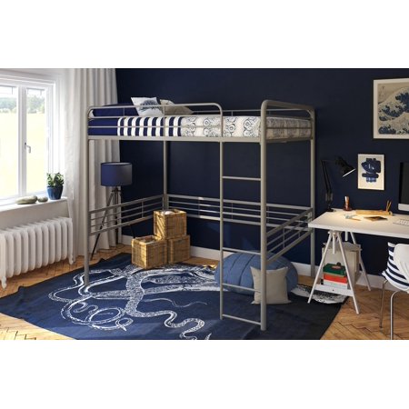 Dhp full metal loft bed, multiple colors and sizes