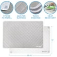 thumbnail image 2 of Hold N' Storage Magnetic Ironing Mat for Washer and Dryer Countertop - 28.25? x 19? Quilted Gray, 2 of 7