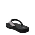 thumbnail image 7 of Time and Tru Women's Flip Flop Slip On Sandal, Black, 7, 7 of 7