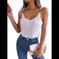 thumbnail image 2 of Chaleco Informal de Verano Sin Mangas para Mujer con Tirantes Calados y Suéter de Punto. M, 2 of 10
