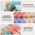 thumbnail image 3 of 3 Packs Long Stretch Back Sponge with Rope Shower Mesh Sponge Exfoliating Body Scrub Loofah for Men Women, 3 of 5
