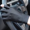 thumbnail image 2 of UV for Driving Gloves Fingerless Gloves Non Slip Outdoor Gloves for Women Men 2 Fingers Cut Gloves, 2 of 8