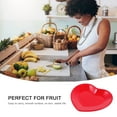 Hemoton Multifunctional Breakfast Trays Heart Shaped Food Serving Tray