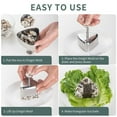 GARENAS 304 Stainless Steel Rice Ball Rice Tool DIY Laver Bag Rice Tool