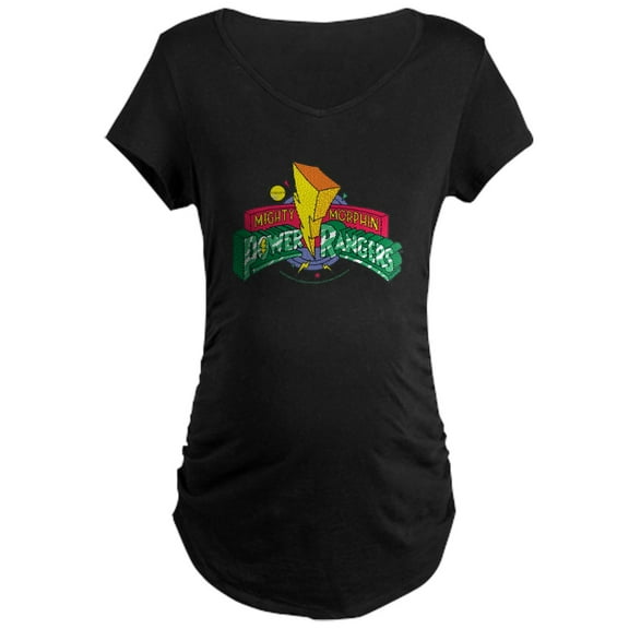 CafePress - Mighty Morphin Power Ran Women's Maternity T Shirt - Maternity Dark T-Shirt