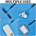 thumbnail image 6 of 1 Set DIY Electronic Stylus & Lighter Silicone Holder Neck Lanyard Making Kit Black 16~430x12~15.5x6~9mm Hole: 2.5~mm Inner Diameter: 8~55mm, 6 of 7