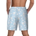 thumbnail image 4 of Fotbe Cute Bunny Men’s Swim Trunks Quick Dry Swim Shorts Board Shorts with Mesh Lining-X-Large, 4 of 9