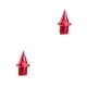 thumbnail image 2 of Soidarity Spikes Professional Durable Hard Sturdy Steel Nail Shoe Track Studs Entrenadores Jogging Reemplazos Competición Rojo Rojo 2piezas, 2 of 6