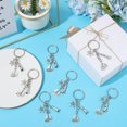 thumbnail image 3 of 1 Box 20Pcs Nautical Keychains Bulk Sailboat Key Chains Pack Silver Metal Sails Themed Boats Hoods Sea Summer Charms for Handbags Party Wedding Favors Purse Bags DIY Supplies Women Adults Platinum, 3 of 7