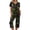 Z003_Green, variant on 4th of July Pajamas for Women Set Red Blue and White Stars Print Nightwear Set Short Sleeve Shirts and Capri Pant Pjs Set Independece Day 2 Piece Outfits