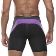 thumbnail image 4 of Stamzod Swimming Trunks for Men Solid Color Low Waist Swim Shorts Holiday Casual Stretch Beach Shorts for Men Black L, 4 of 7