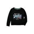 thumbnail image 5 of Everyday Faves Girls Long Sleeve Raglan T-Shirt, Sizes 5-26, 5 of 6