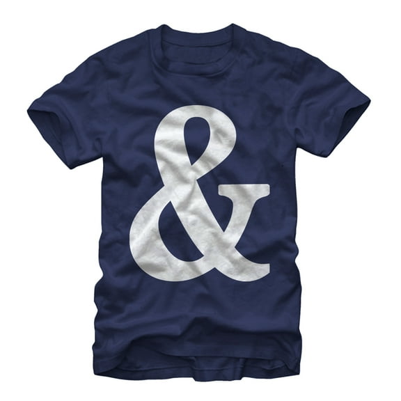 Men's Lost Gods Ampersand  Graphic Tee Navy Blue 2X Large