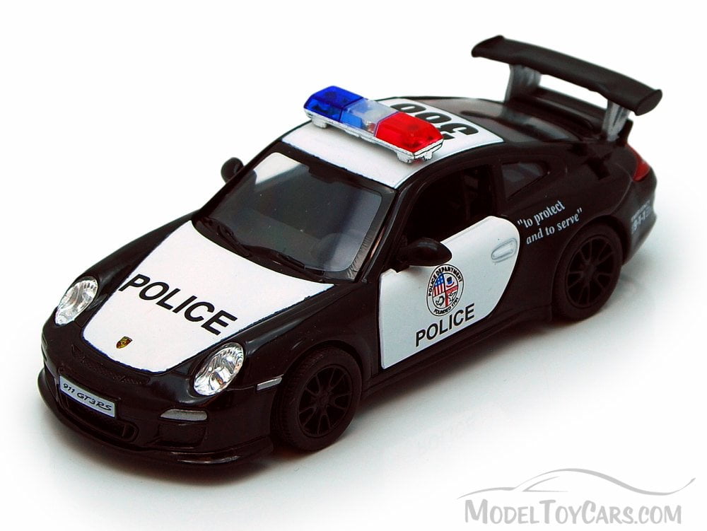 Kinsmart 2010 Porsche 911 997 GT3 RS 1:36 Scale Diecast Toy Model Car Black