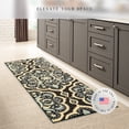 thumbnail image 6 of Maples Rugs Vivian Transitional Medallion Persian Blue Washable Hallway Runner Rug, 2' x 6', 6 of 9
