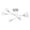 White 1, variant on 6 Lights Industrial Ceiling Light Lighting Fixture for Kitchen Black Golden