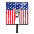 thumbnail image 1 of Caroline's Treasures Ganchos para llavero o correa con la bandera americana y el galgo italiano, multicolor Caroline's Treasures BB2166SH4, 1 of 1