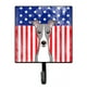 thumbnail image 1 of Caroline's Treasures Ganchos para llavero o correa con la bandera americana y el galgo italiano, multicolor Caroline's Treasures BB2166SH4, 1 of 1