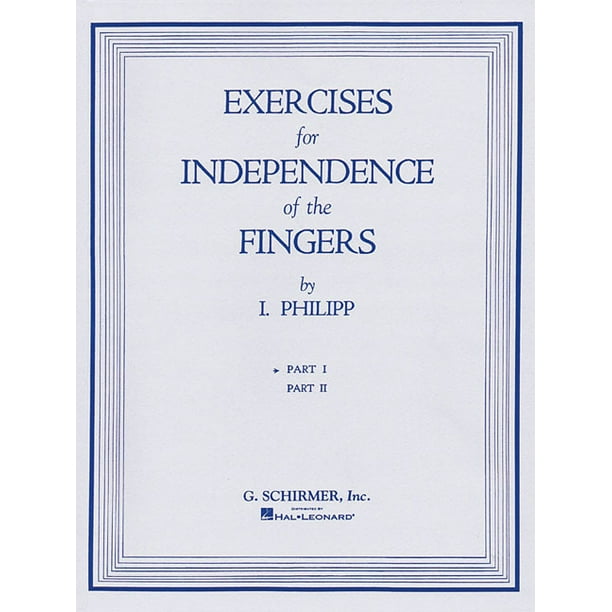Isidor Phillip Exercises for Independence of Fingers Book 1 Piano