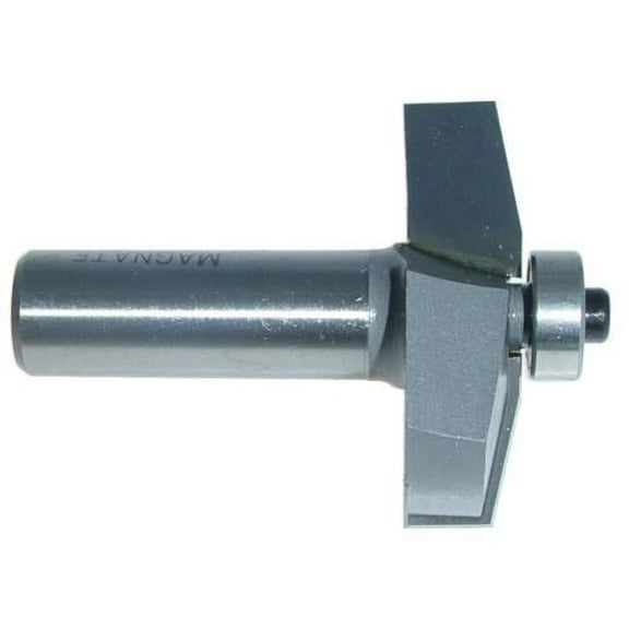 Magnate 3801 Raised Panel Router Bit, 25 Degree Face Cut - 9/16" Reveal , 1-5/8" Overall Diameter, 1/2" Shank Diameter, 1-1/2" Shank Length, BR-03 Bearing