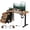Rustic Brown, variant on GUNAITO 55.1" Electric Standing Desk with 3-Drawer Cabinet, Adjustable Height Desk with Memory Panel, Office & Gaming Desk，Black