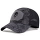 thumbnail image 4 of Gorras de béisbol transpirables con bordado de calavera Unisex, sombrero informal ajustable para exteriores, protector solar, primavera y otoño, 4 of 4
