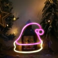 thumbnail image 4 of Usloyux Under $5 Christmas Neon Sign,Santa Reindeer and Xmas Tree Neon Light,Lamp for Wall Room,Party,Bar,Christmas Bedroom Table,Wedding Party,Desktop Decoration for Teen Kids Birthday Holiday Gift, 4 of 6