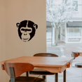 thumbnail image 4 of 1pc Chimpanzees Stencil 11.8x11.8inch Reusable Banksy Chimpanzees Stencil DIY Craft Monkey Pattern Painting Template for Decor Banksy Stencil for Wall Wood Furniture Scrapbook Painting, 4 of 7