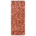 thumbnail image 5 of SAFAVIEH Rio Kynaston Solid Polyester Shag Area Rug, Rust/Ivory, 4' x 6', 5 of 10