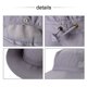 thumbnail image 4 of Sombrero de cubo para hombre a prueba de rayos ultravioleta de moda para deportes al aire libre, pesca, camping (gris claro), 4 of 8