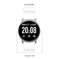 thumbnail image 2 of Reloj inteligente Mujer Hombre Presión arterial Pulsera digital de frecuencia cardíaca Reloj deportivo Pulsera, Blanco Scienceny EL2032-02B, 2 of 2